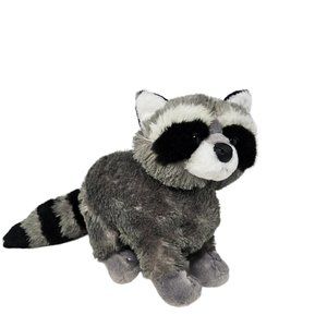 Raccoon Plush Stuffed Animal Gray 9" Aurora